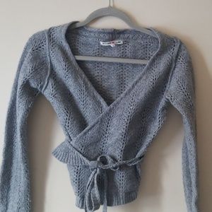 Wrap sweater